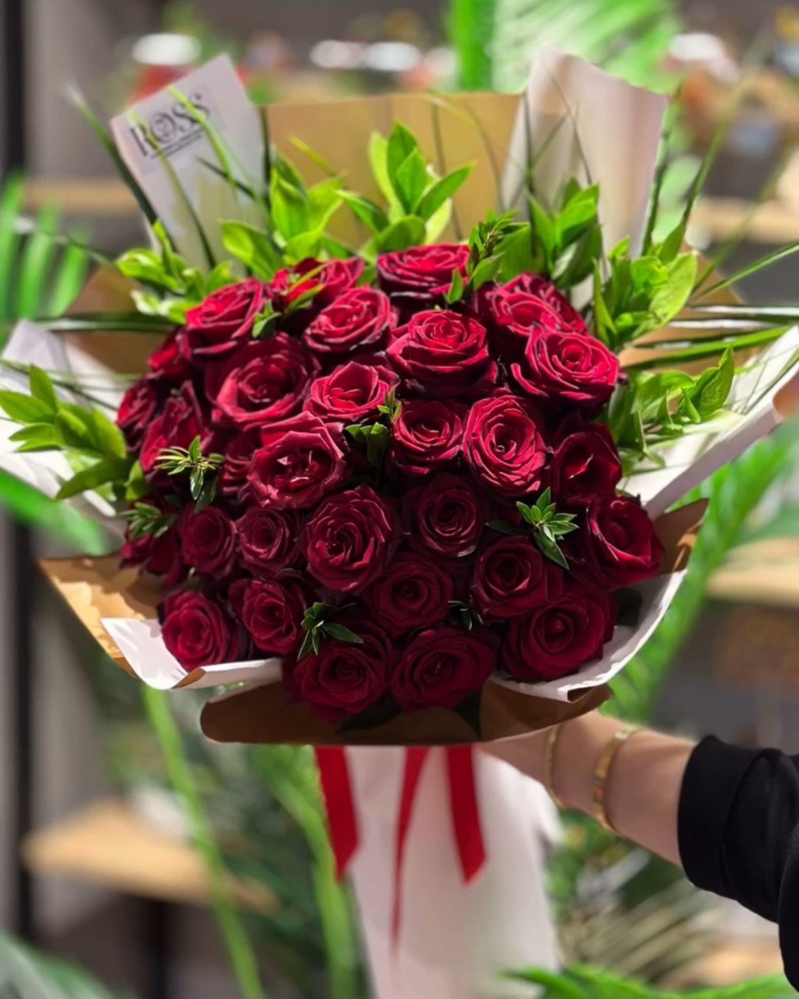 30'lu Kırmızı Gül Buketi